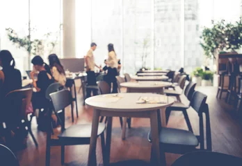 Tableaux ronds sur plexiglas Restaurant Café flou, café, restaurant, espace de travail pour l& 39 idée d& 39 arrière-plans
