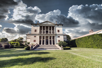 Ville Venete: Villa Cornaro, anno 1552 di Andrea Palladio, facciata sud, Piombino Dese