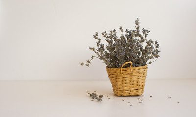 litle bascket with Lavender