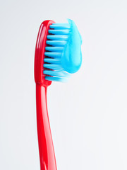 Toothbrush with toothpaste