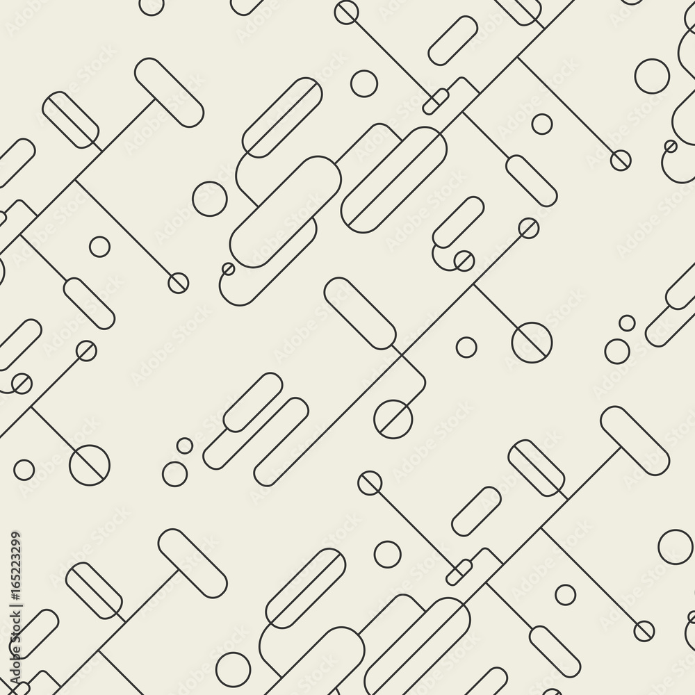 Poster abstract modern background with shapes geometric elements