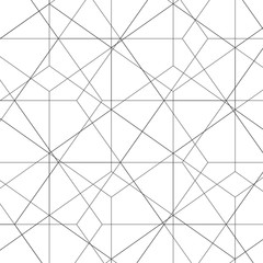 Vector abstract hexagon pattern. Modern texture with repeating geometric grid