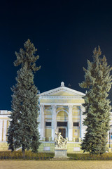 Odessa State Archaeological Museum at night