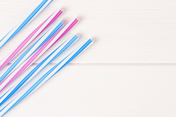 Obraz premium Multicolor cocktail tubes