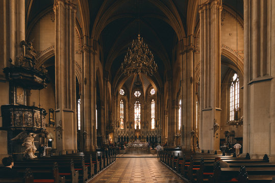 Innenraum der Kathedrale von Zagreb, Kroatien