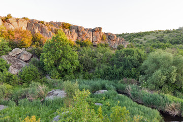 Sunrise in Aktove canyon