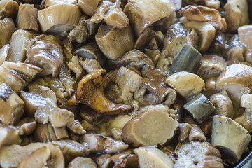 roasted mushrooms