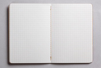 Recycled paper notebook with copy space