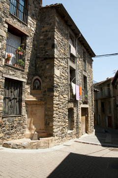 Stone Buildings - Castellfollit de la Roca - Spain