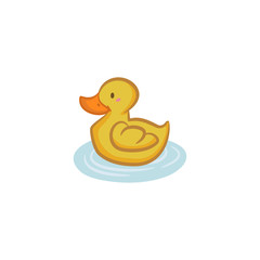 Swimming Yellow Duck
