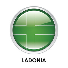 Fototapeta premium Round flag of Ladonia