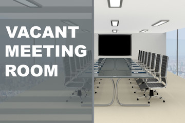 Vacant Meeting Room concept