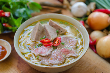 Pho - A famous Vietnamese noodle soup