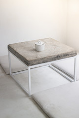 Minimal styled with concrete table top