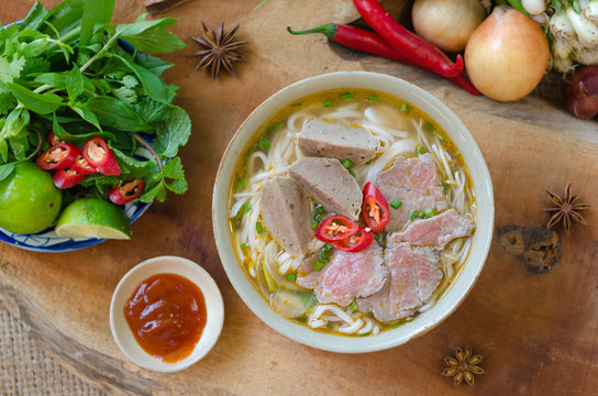 Pho - A famous Vietnamese noodle soup