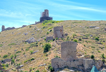 Fototapeta premium Genoese Fortress Cembalo