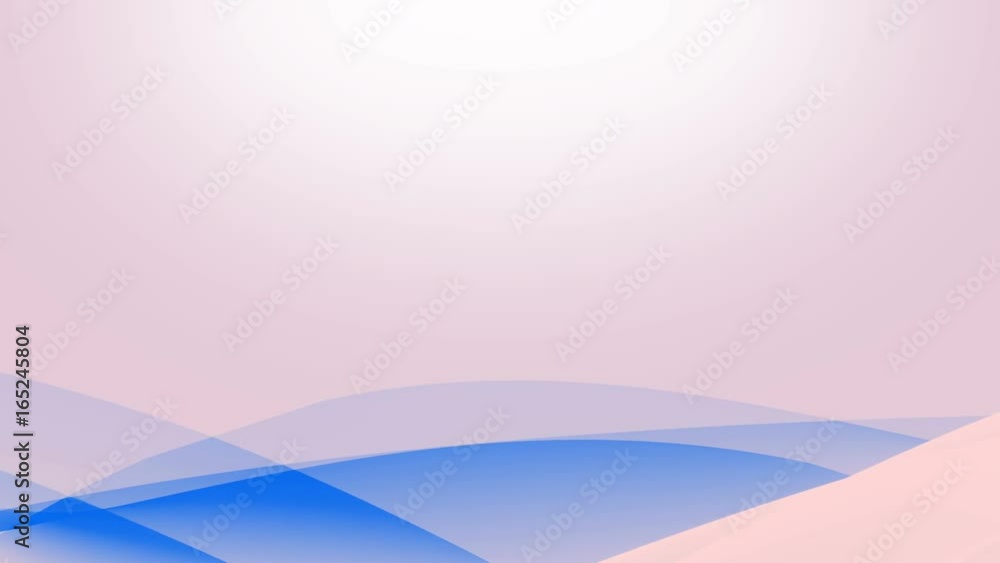 Poster blue light wave with red abstract background, seamless loop. version from 3 to 10