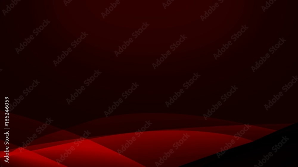 Poster Red dark wave abstract background, seamless loop. Version from 7 to 10