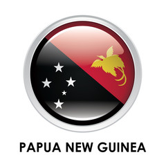 Round flag of Papua New Guinea