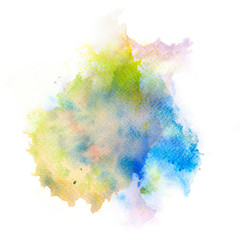 Abstract watercolor splash background.