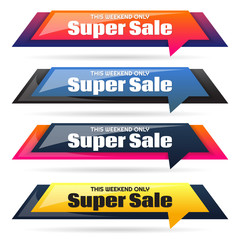 Fototapeta premium Sale Banner Design Template