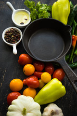 Organic food concept