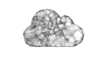 cloud computing, IT symbol of the cloud technologies