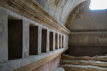Pompeii Ruins Inside A Bathhouse - 165253016