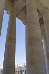 Vatican City St Peters Square Columns - 165253421