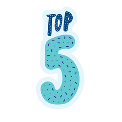 Top 5 vector banner
