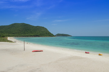 Beautiful beach in the samae san island