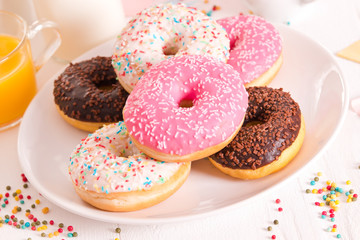 American donuts. 