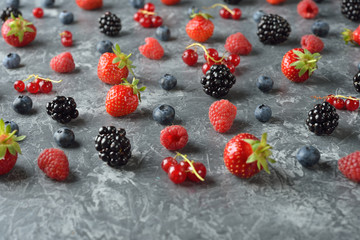 Different forest berries