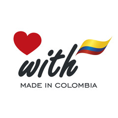 Love With Made in Colombia logo icon