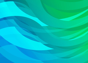 Blue Gradient Digital Wave Background