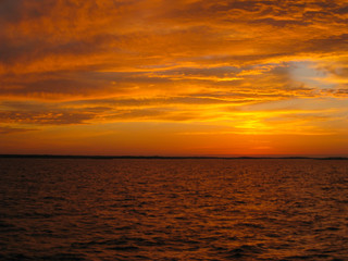 Fototapeta premium Sunset in the Baltic