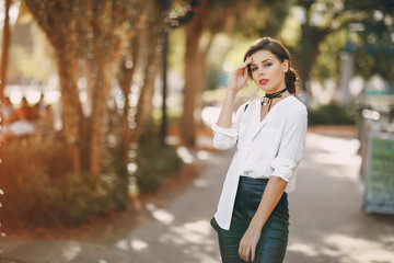 beautiful girl on the street