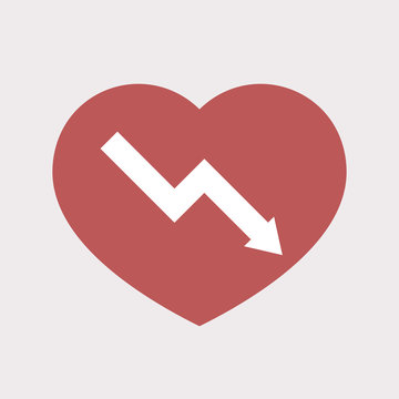 Isolated heart with a descending graph