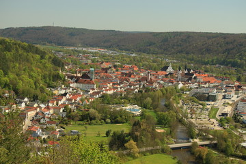 Fototapeta na wymiar Eichstätt an der Altmühl - Panorama 