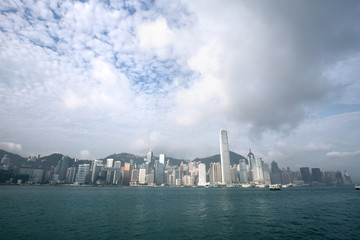 Fototapeta premium hongkong victoria harbor