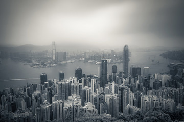 Hongkong peak view at day