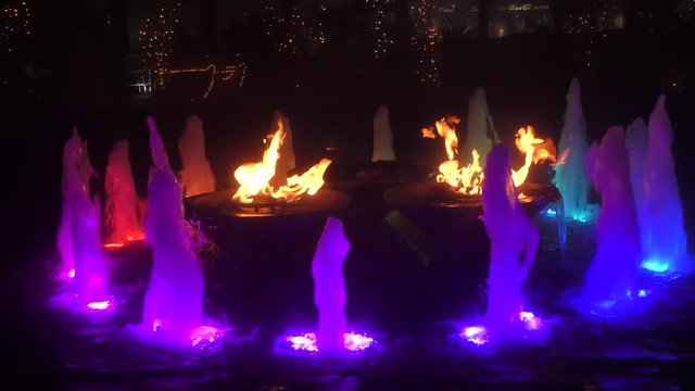 Fontana colorata