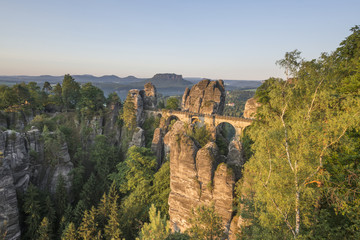 Sächsische Schweiz, Sonnenaufgang