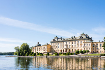 Fototapeta na wymiar View over Drottningholm Palace in Stockholm, Sweden