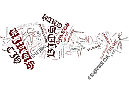 THE CIH VIRUS Text Background Word Cloud Concept