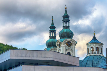 Church Of St. Mary Magdalene detail ,Karlovy Vary Karlsbad - Czech Republic