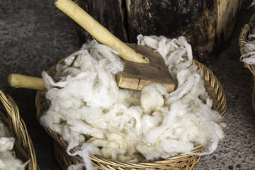 Sheep wool natural © celiafoto