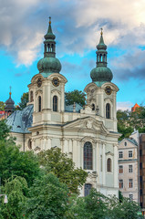 Fototapeta na wymiar Church Of St. Mary Magdalene,Karlovy Vary Karlsbad - Czech Republic