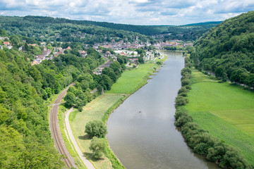 Der Weserskywalk bei Bad Karlshafen