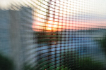 Mosquito net.